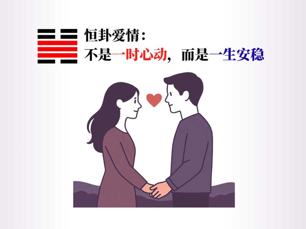 易经: 《恒卦》爱情,不是一时心动,而是一生安稳